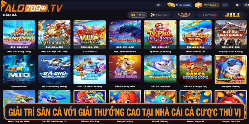 Giải trí săn cá với giải thưởng cao tại nhà cái cá cược thú vị