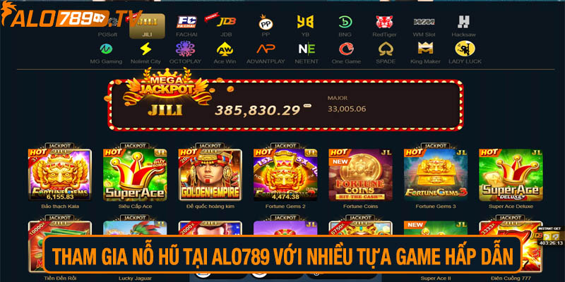 Tham gia nổ hũ tại Alo789 với nhiều tựa game hấp dẫn
